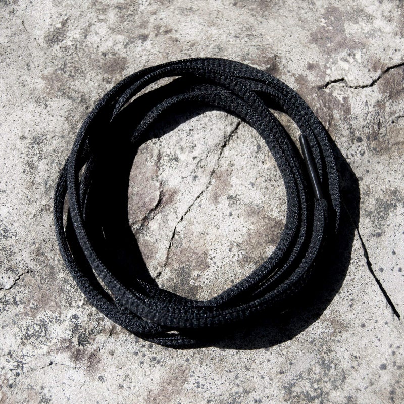 Lace Kings Oval Shoelaces (Black - 54in) - Image 4